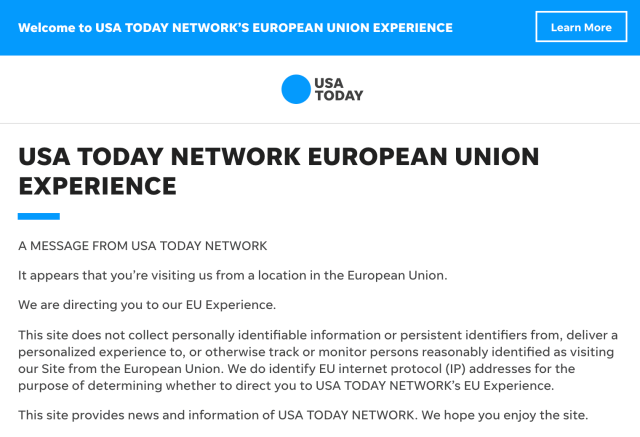 effects of gdpr on usa today